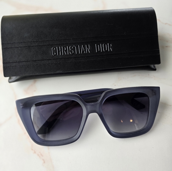 Dior DiorMidnight S1I Square Sunglasses, 53mm, Blue - Picture 1 of 11